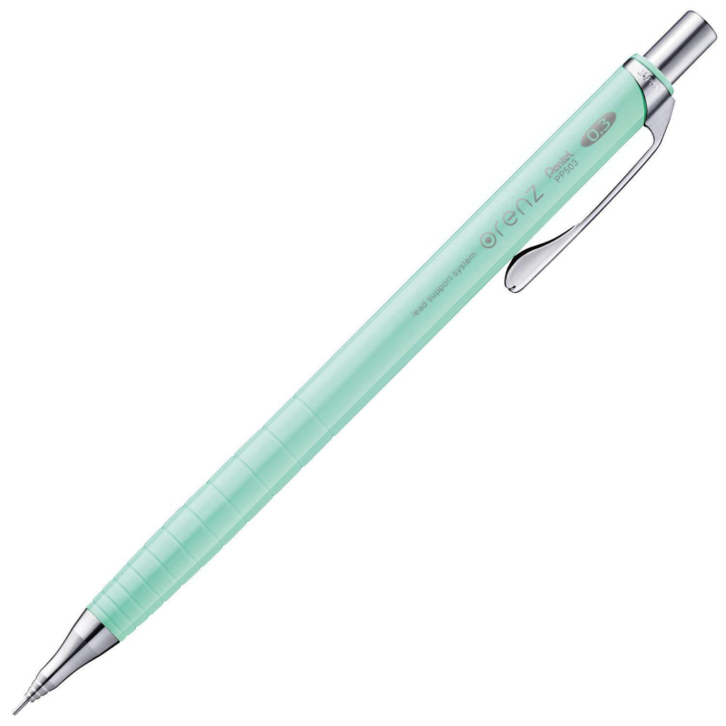 Pentel Mechanical Pencil, Orenz 0.3mm, Mint Green (XPP503-GD)