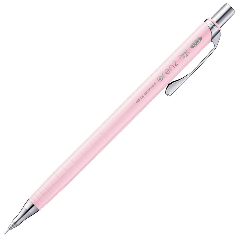 Pentel Mechanical Pencil, Orenz 0.3mm, Pastel Pink (XPP503-P2)