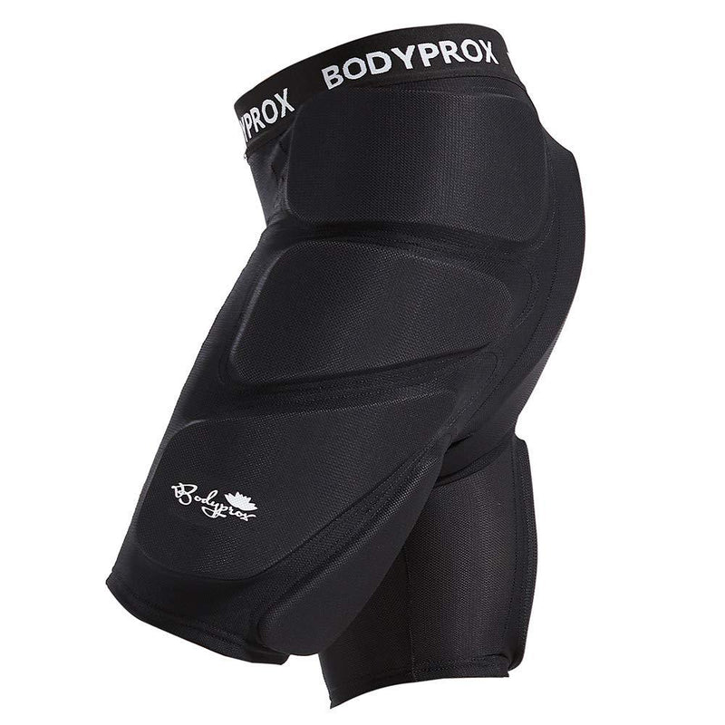 Bodyprox Protective Padded Shorts for Snowboard,Skate and Ski,3D Protection for Hip,Butt and Tailbone X-Small
