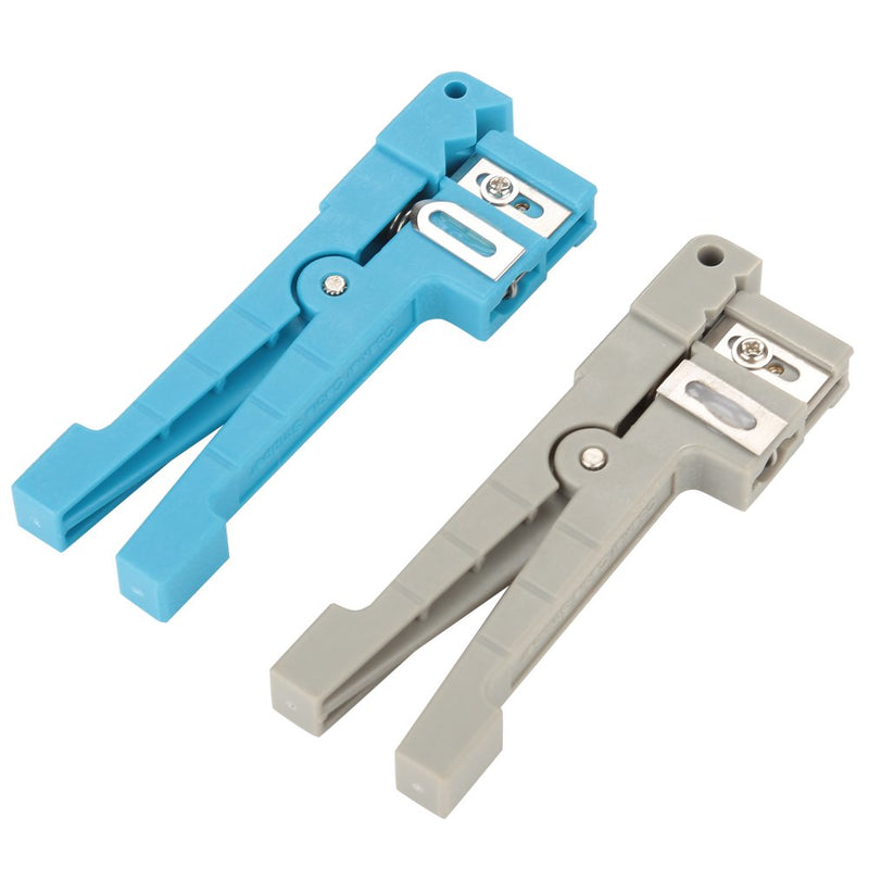 Fiber Optic Jacket Stripper Coaxial Cable Stripping Cutter Tool Cable Cutter Crimper 45-163 + 45-162 45-162+45-163