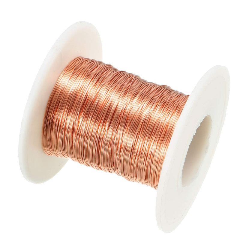 uxcell 0.27mm Dia Magnet Wire Enameled Copper Wire Winding Coil 164ft Length Widely Used for Transformers Inductors