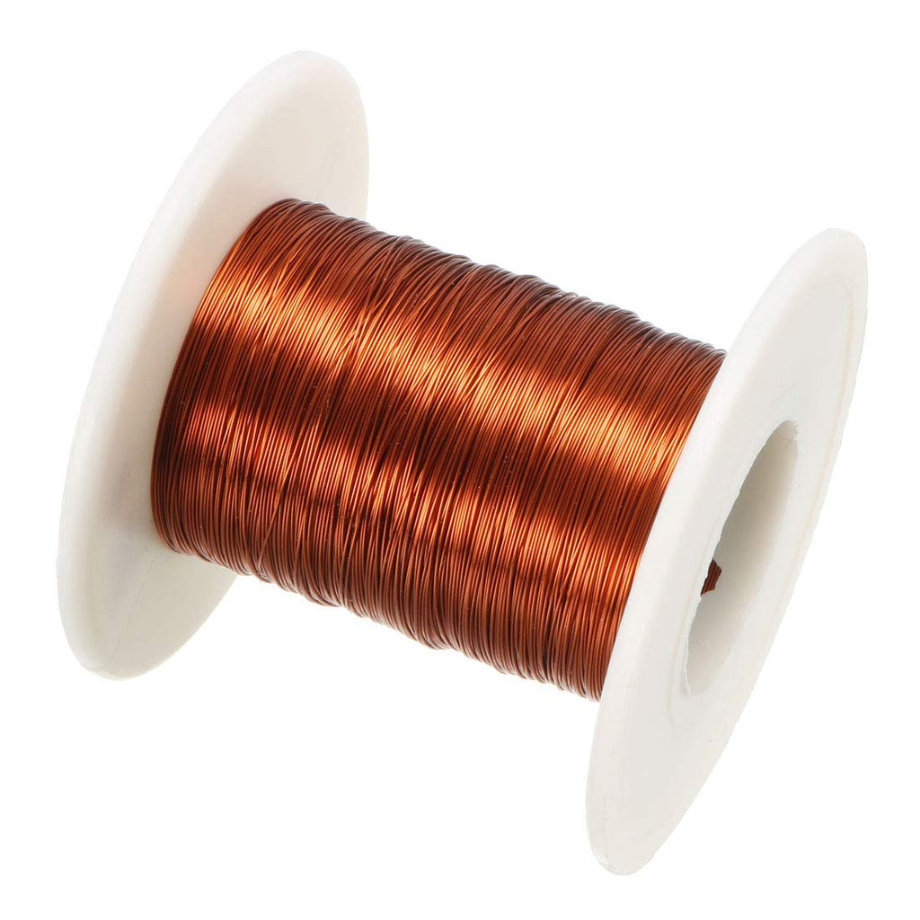 uxcell 0.21mm Dia Magnet Wire Enameled Copper Wire Winding Coil 164ft Length Widely Used for Transformers Inductors