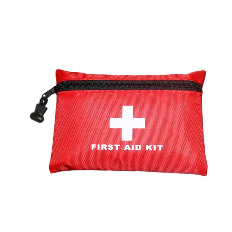 PAXLamb Red First Aid Bag Small First Aid Kit Empty Medical Storage Bag for First Aid Kits Pack Emergency Hiking Backpacking Camping Cycling Travel Car