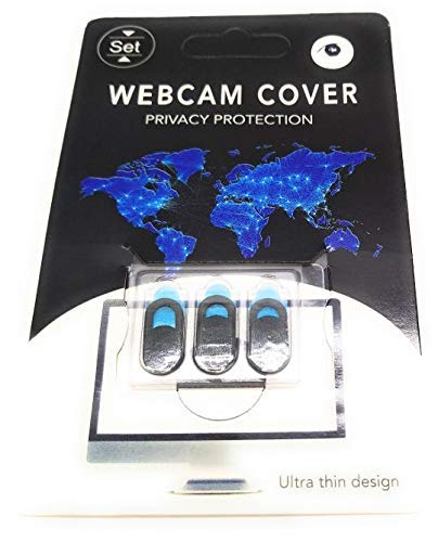 Webcam Cover Sliders, Protect Your Privacy on Three Devices. Use for Laptop, MacBook Pro/Air, iPhone, iPad, Galaxy/Cell Phone, Tablets. Sliding Shield Covers Webcam Lens preventing unwanted Viewing.