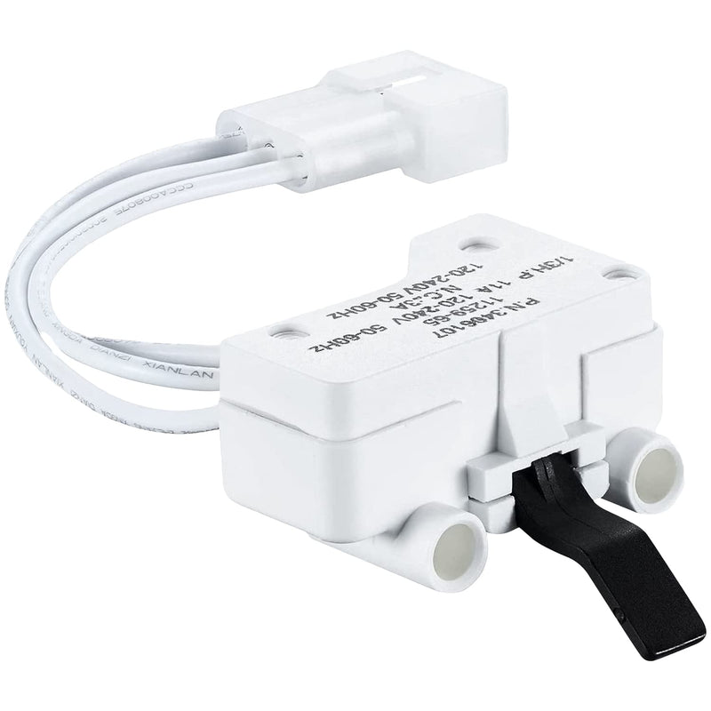 3406107 Door Switch Replacement by PartsBroz - Compatible with Whirlpool Dryers - Replaces WP3406107, AP6008561, 3405100, 3405101, 3406100, 3406101, 3406109