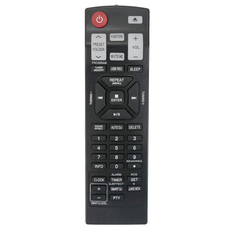 Replacement Remote Applicable for LG Hi-Fi System CM9940 CM9740 CMS9940F/W CM9740 CMS9740F CM9940FB CM8440 CM8440FB CMS8440F CMS8440W CM8340 OM5541 OM5542 OM5541FB OM5540 CM9950 CMS9950F OM7550 OM7550