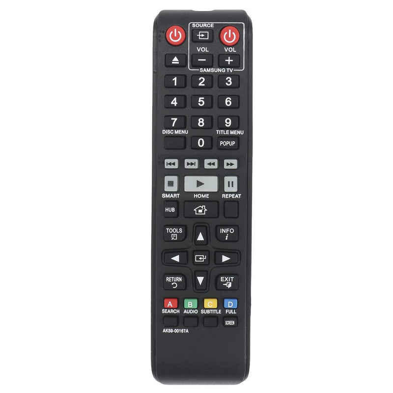 AK59-00167A Replace Remote Applicable for Samsung Blu-ray Disc Player BD-J6300 BD-J6300/ZA BD-JM63 BD-JM63C BD-F7500 BD-F7500/ZA BD-F6500 BD-F6700 BD-J7500 BD-J7500/ZA BD-H6500 BD-H6500/ZA