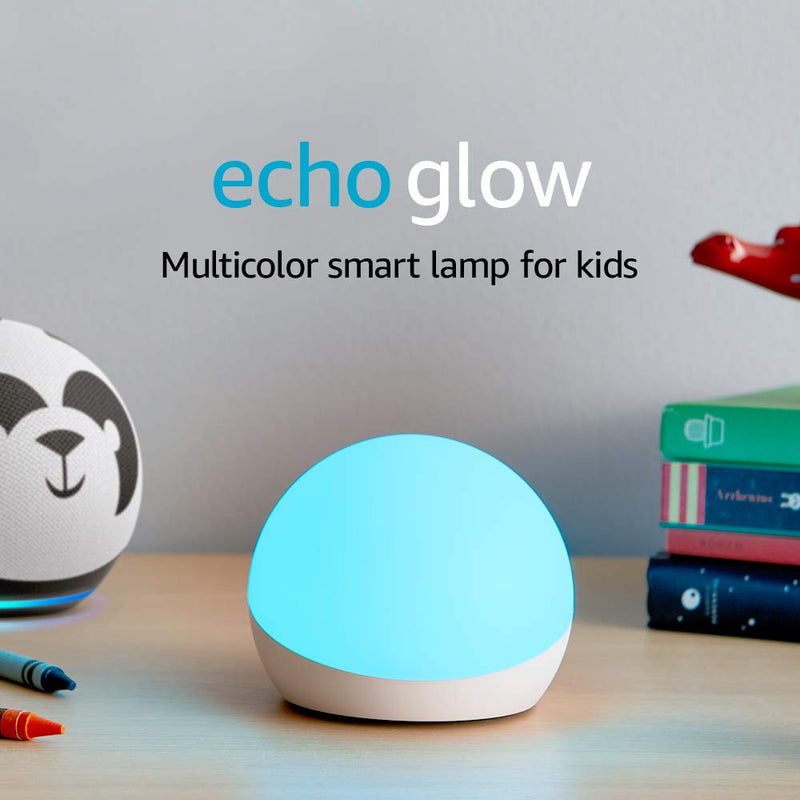 Echo Glow - Multicolor smart lamp for kids, a Certified for Humans Device – Requires compatible Alexa device Device only