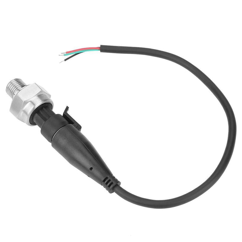 G1/4" Pressure Transducer Sensor Stainless Steel 1% FS Accuracy Analog Sensor Output Signal for Water Gas Oil(0-10PSI)