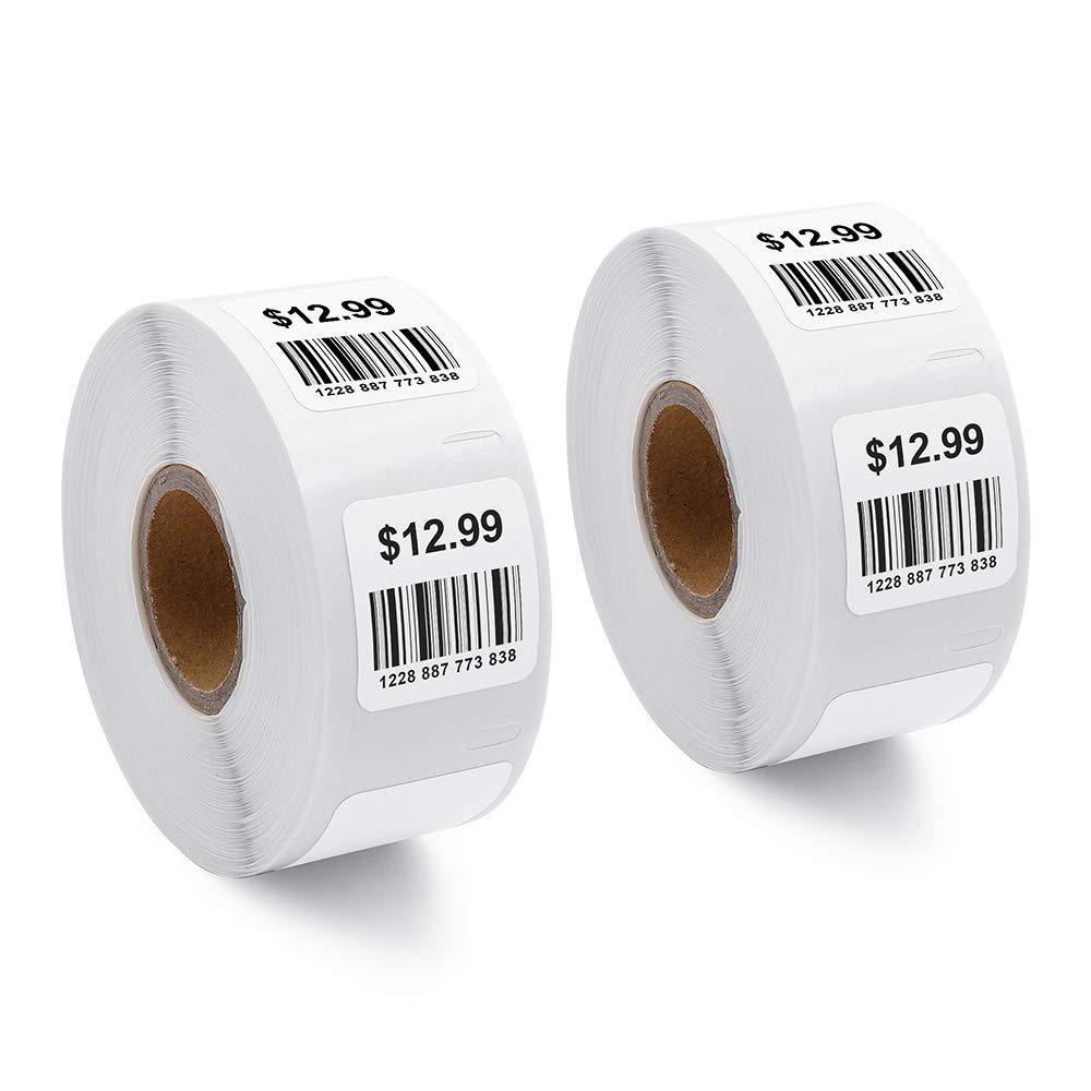 Suminey - Compatible Dymo 30332 Multipurpose 1" x 1" Square Labels,Compatible with Dymo 450, 450 Turbo, 4XL and Many More, 2 Rolls