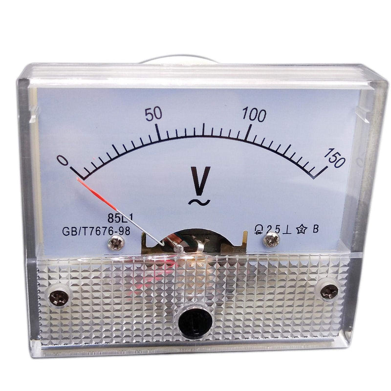 Analog Voltmeter Panel Pointer Volt Voltage Meter Gauge 85L1 AC 0-150V
