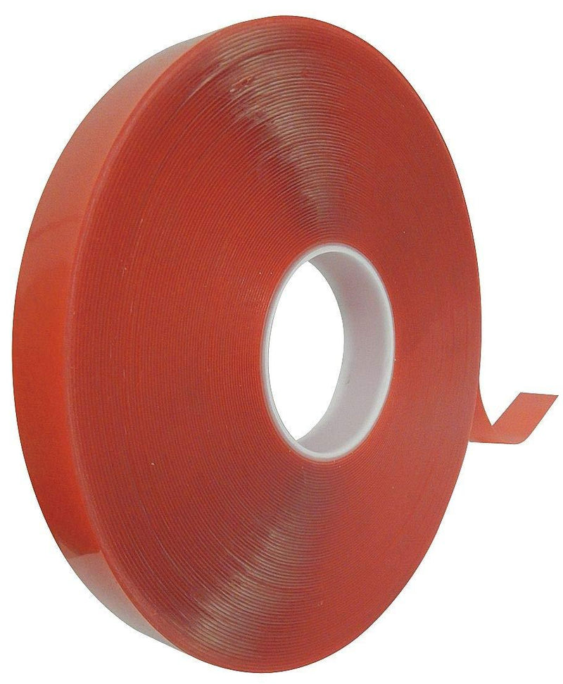 Double Sided Tape, Foam, 1 in, Clear, 36 yd