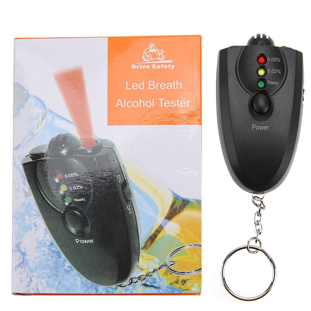 TMISHION Breathalyzer, Mini Portable LED Keychain Alcohol for Personal and Professional Use