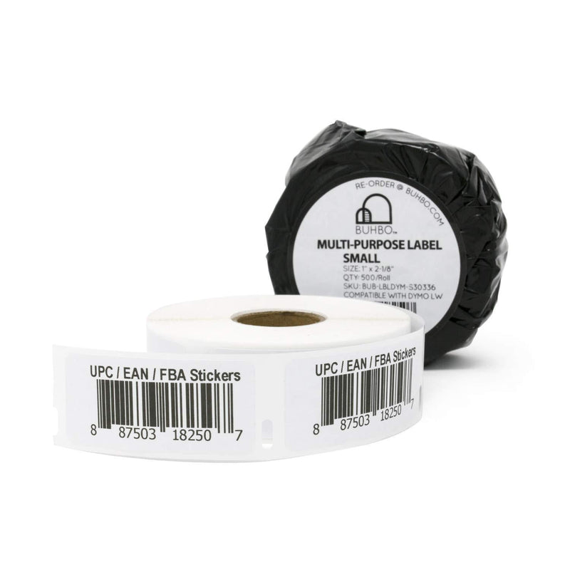 Buhbo DYMO 30336 Compatible Labels Multi-Purpose LW Small 1" x 2-1/8" (500 Labels Per Roll) for DYMO LabelWriter SMALL 1 Roll