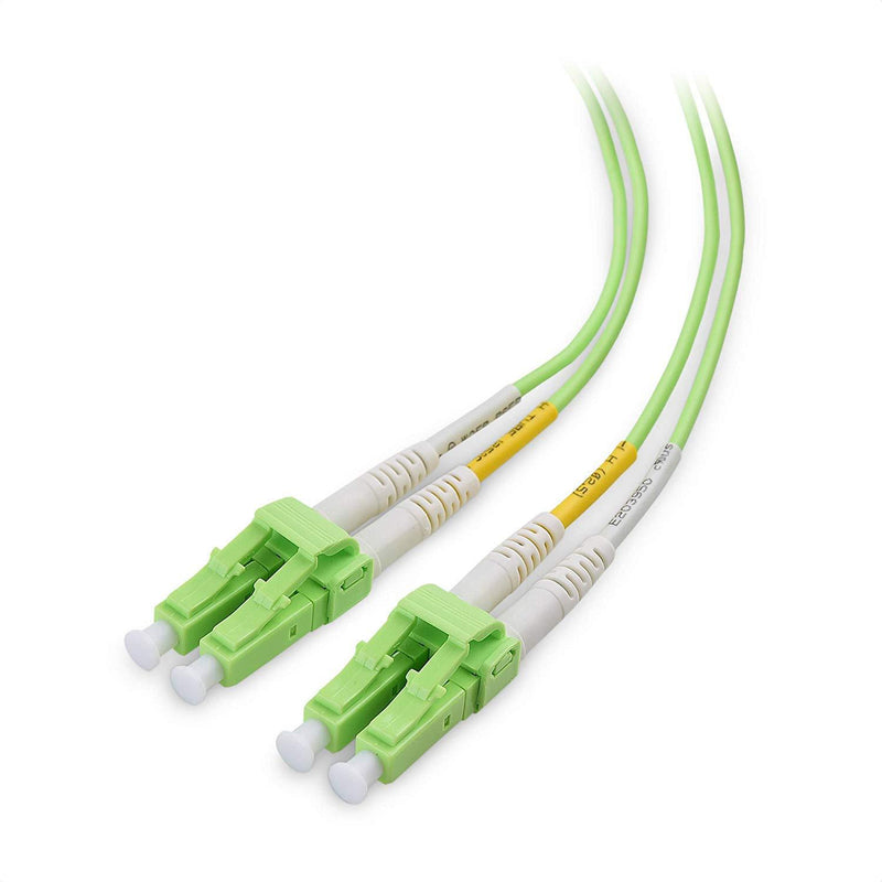 Cable Matters 40Gb 100Gb OFNP Plenum Rated Multimode Duplex 50/125 OM5 Fiber Cable (Fiber Optic Cable, LC to LC Fiber Patch Cable) 2m