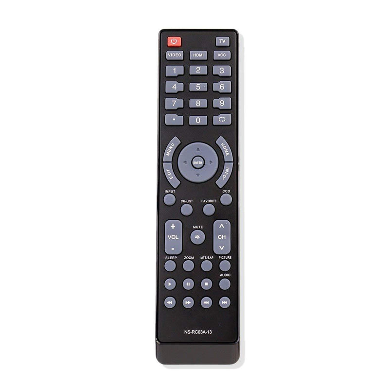 NS-RC03A-13 Remote Control Compatible with Insignia LCD LED TV NS-42L260A13 NS-46L240A13 NS-42E440A13 NS-24L120A13 NS-39E340A13 NS-32L121A13 NS-22E340A13 NS-42D240A13 NS-39E480A13 NS-29L120A