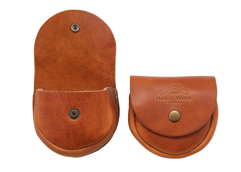 1844 Helko Werk Sharpening Stone Leather Pouch - Leather Accessory for Axe Sharpening Stones