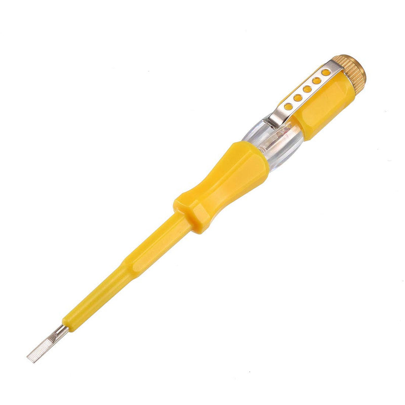 uxcell® Tester Screwdriver, Voltage Detector Pen Light Circuit Tester Electric Test Pen Screwdriver AC100-500V 3mm Slot