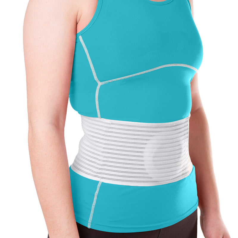 BraceAbility Hernia Belt for Men & Women | Stomach Truss Binder with Compression Support Pad for Abdominal, Umbilical, Navel & Belly Button Hernias - S/M (New & Improved) Fits 28"-40" Small/Medium (Pack of 1)