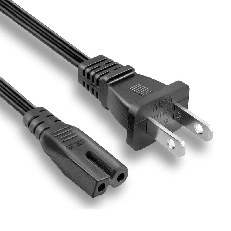 NAHAO AC Power Cable Cord Compatible with Vizio/Sharp/Sanyo/Emerson LED TV; Brother Sewing Machine STAR120E, STAR130E, STAR140E, XL3000, SQ-9000, XR1300, XR1355, XR-4000, XR-7700, XR-9000, XR-9500PRW