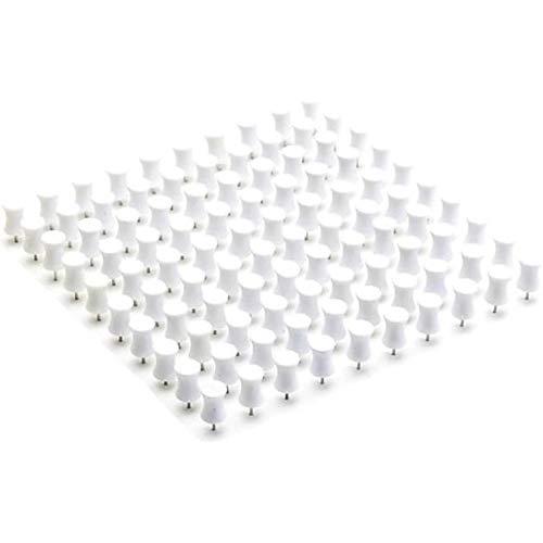 Poppin White Push Pins, White