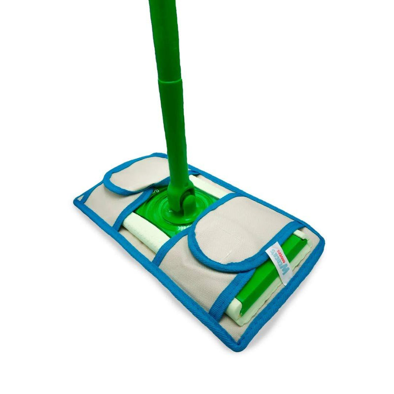 Weber's Wonders Set of 2 Microfiber Weber’s Wonders Prime Mop Pads - Washable - Reusable - Durable - Works with Swiffer and ReadyMop Heads
