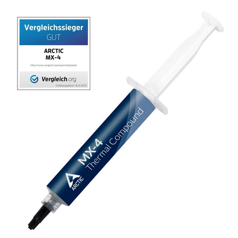 ARCTIC MX-4 (20 Grams) - Thermal Compound Paste, Carbon Based High Performance, Heatsink Paste, Thermal Compound CPU for All Coolers, Thermal Interface Material 20 g