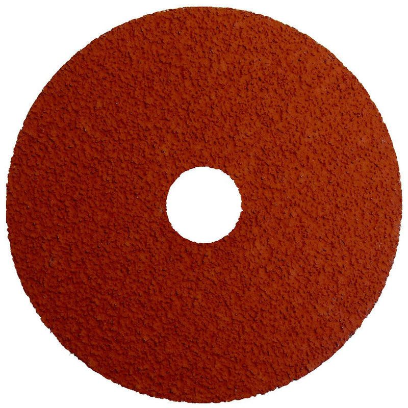 Weiler 69852 Tiger Ceramic Alumina Resin Fiber Sanding & Grinding Disc, 4-1/2" Diameter, 50 Grit, 7/8" Arbor Hole (Pack of 25)