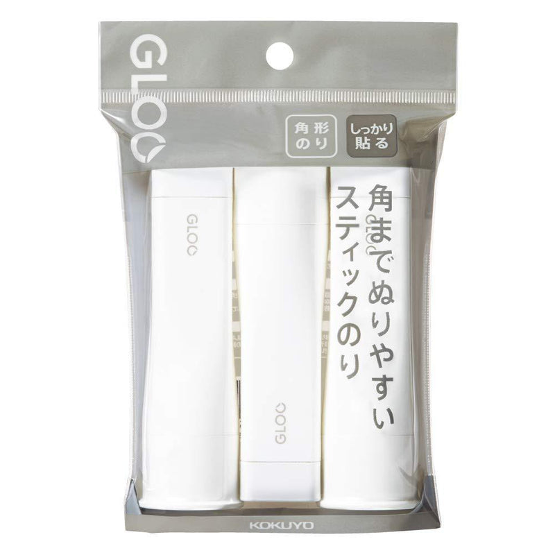 Kokuyo Square Stick Glue (Gloo) M-Size 3 Sticks (Strength)