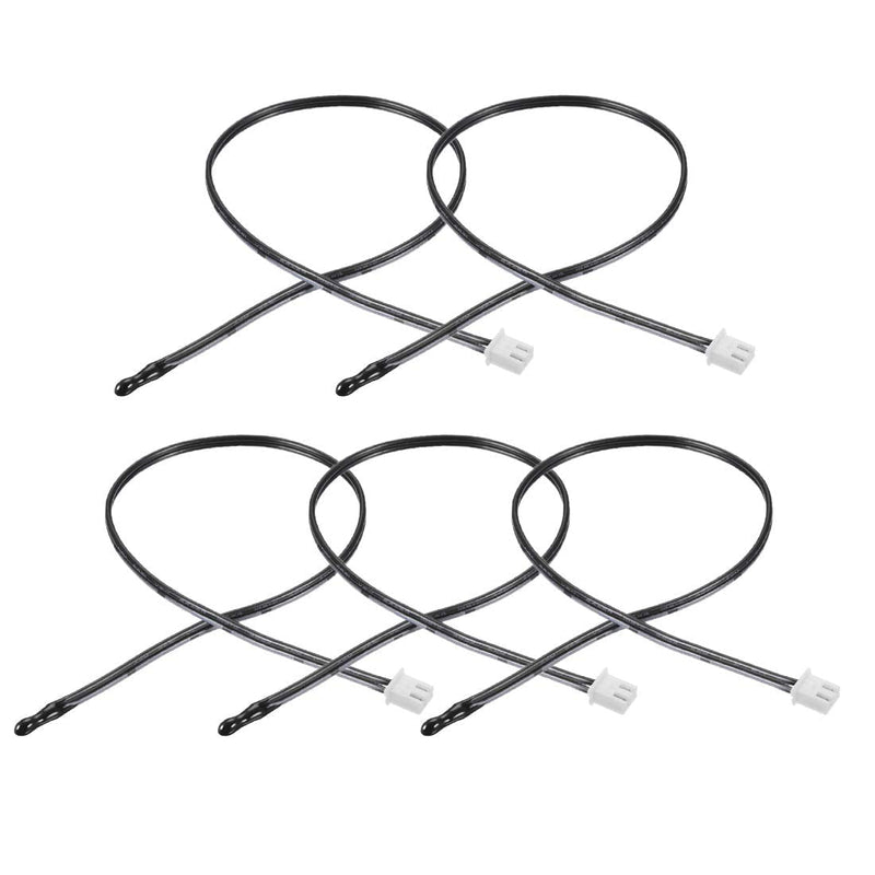 uxcell 5 Pcs 15K NTC Thermistor Probe 15.7 Inch Epoxy Sensitive Temperature Temp Sensor for Air Conditioner