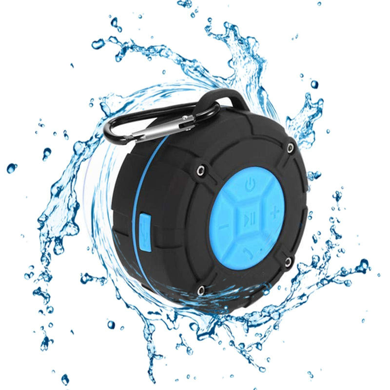 [Updated Version] Portable Shower Speaker,TOPROAD IPX7 Waterproof Wireless Outdoor Speaker with HD Sound,2 Suction Cups,Built-in Mic,Hands-Free Speakerphone for Bathroom, Pool, Beach, Hiking, Bicycle