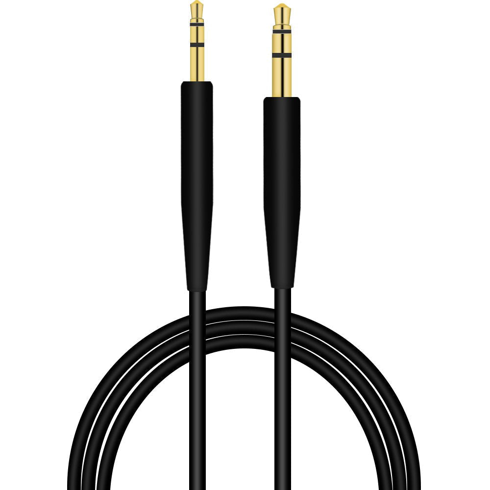 QC45 Audio Cable Compatible with Bose On-Ear 2 OE2 OE2i QC25 QC35 QC35II Soundlink SoundlinkII SoundTrue NC700 Headset (Black) Black