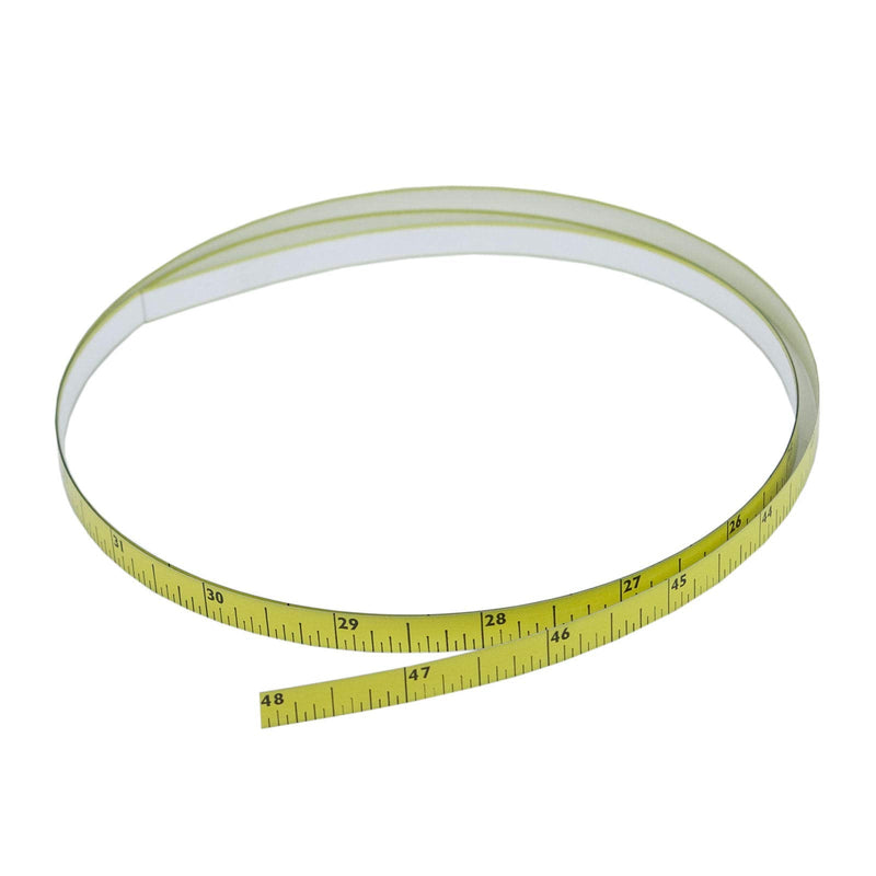 POWERTEC 71134 Right to Left Measure Tape with Adhesive Backing, 4'