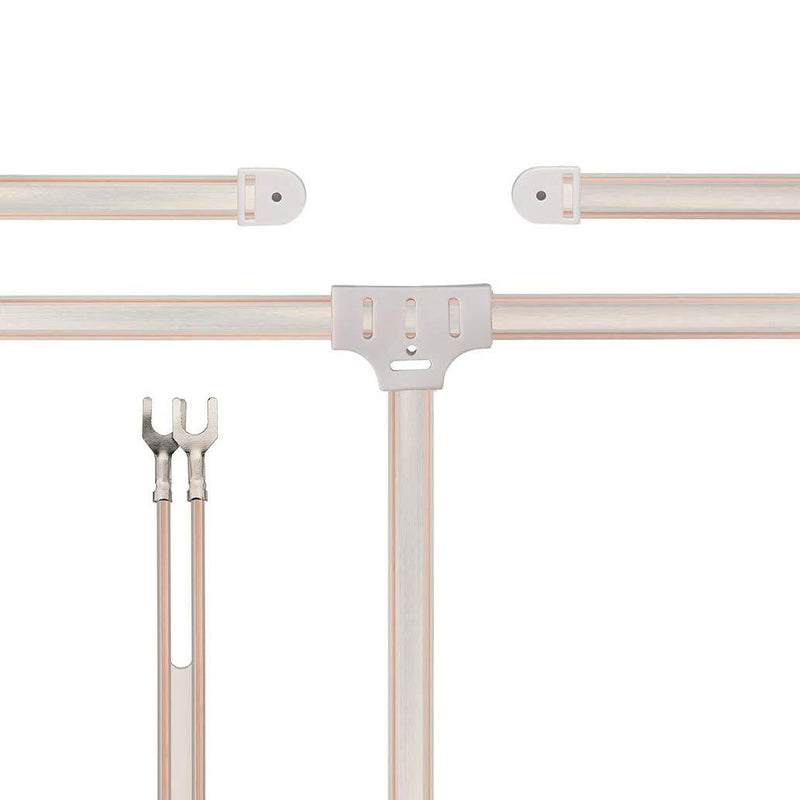 Bingfu FM Dipole Antenna 300 Ohm FM Antenna with 2 Pin Bare Wire Twin Lead for Indoor Digital HD Radio Table Top FM Radio Home Stereo Receiver AV Audio Vedio Home Theater Receiver HDTV TV Tuner