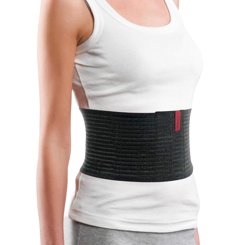 ORTONYX 6.25" Abdominal Binder for Men and Women / Postpartum Post-operative Post-surgery Wrap / Abdomen Navel Umbilical Hernia Support Belt / 524006 Black L/XXL Large/2X-Large (Pack of 1)