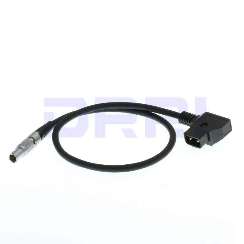 DRRI 18" D-TAP to 0B 2pin Male Power Cable for Teradek Bond,Teradek,Paralinx,Preston MDR-3 Straight cable 60CM