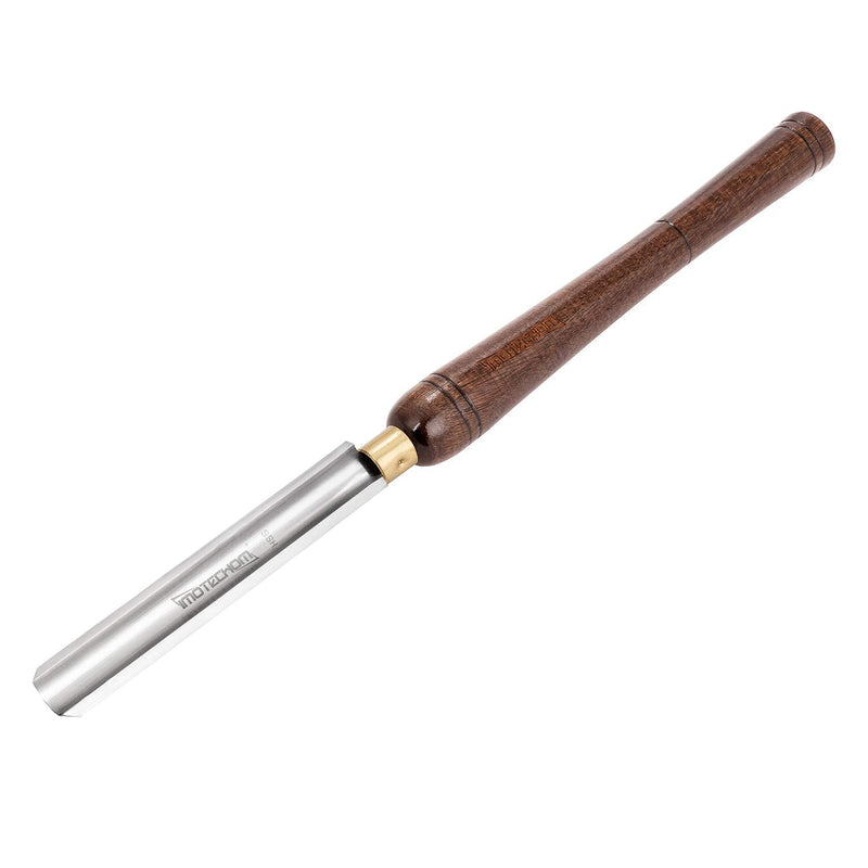IMOTECHOM 1-Inches HSS Roughing Gouge Lathe Chisel Wood Turning Tools with Walnut Handle, Round Plastic Box and Hanging Bag 1-Inches Roughing Gouge