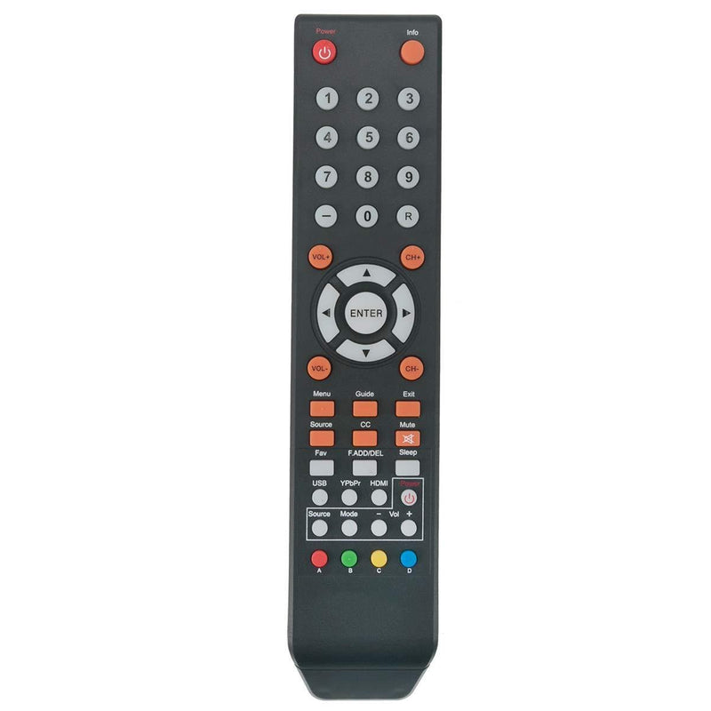 Remote Control Replacement Applicable for Sceptre TV E195BD-SR E246BD-SMQK U435CV-UMR C550CV-UMR E168WV-SS X438BV-FSR X322BV-SRR C650CV-UMR C658CV-UMR E165BD-SS E165WV-SS E165WD-SS X435BVFSR E168WD-SS