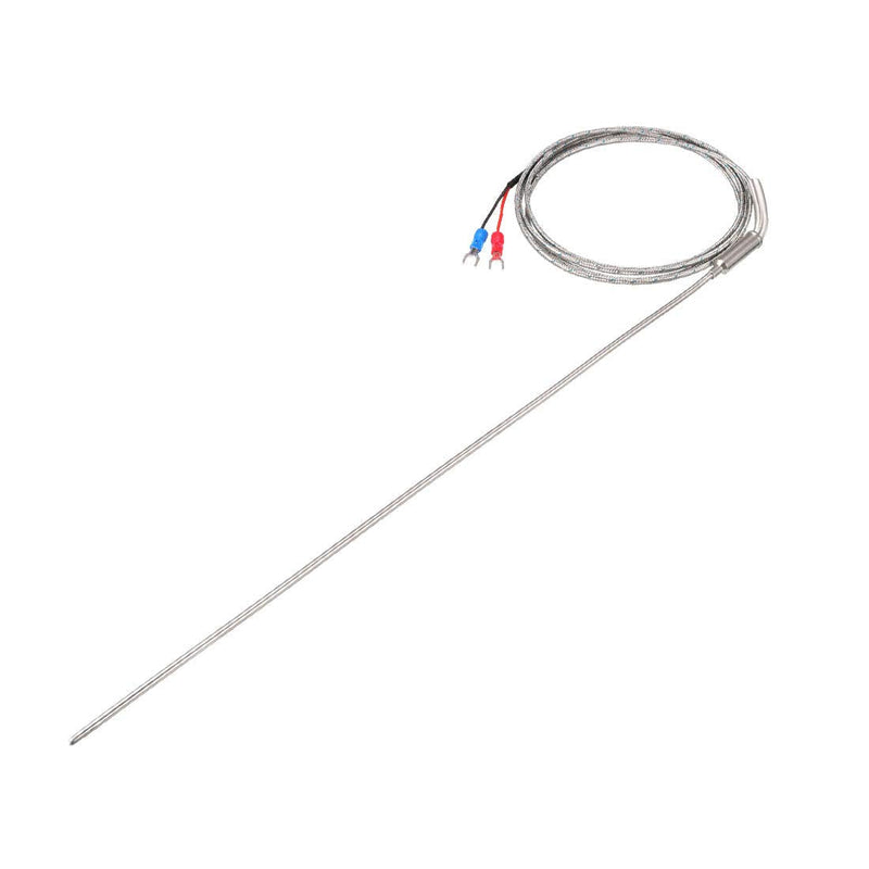uxcell K Type Thermocouple Temperature Sensor Probe 3x300mm (0 to 800C) 5ft Temperature Controller