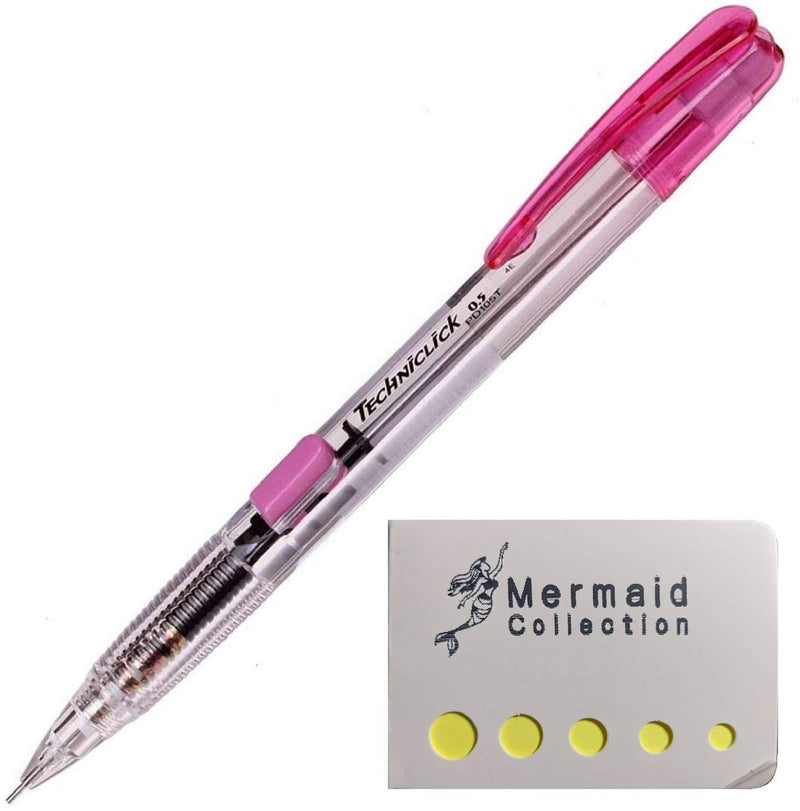 Techniclick Mechanical Pencil 0.5mm PD105T Pink (Pack of 5)