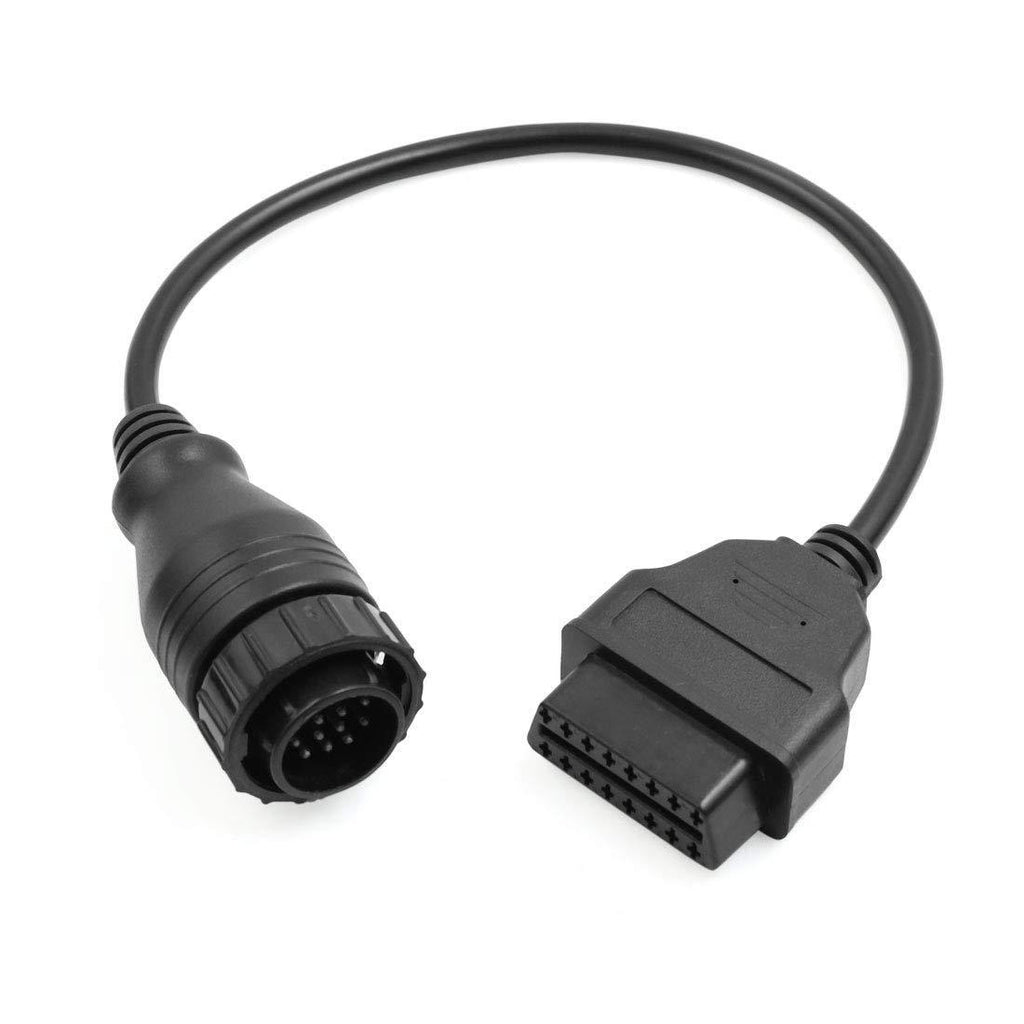 uxcell 14 to 16 Pin OBD2 Extension Cable Diagnostic Connector Adapter Tool for Benz