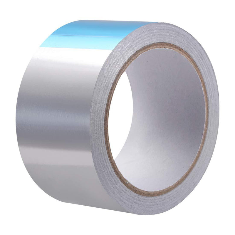 uxcell Heat Resistant Tape - High Temperature Heat Transfer Tape Aluminum Foil Adhesive Tape 55mm x 20m(66ft) 20m x 55mm