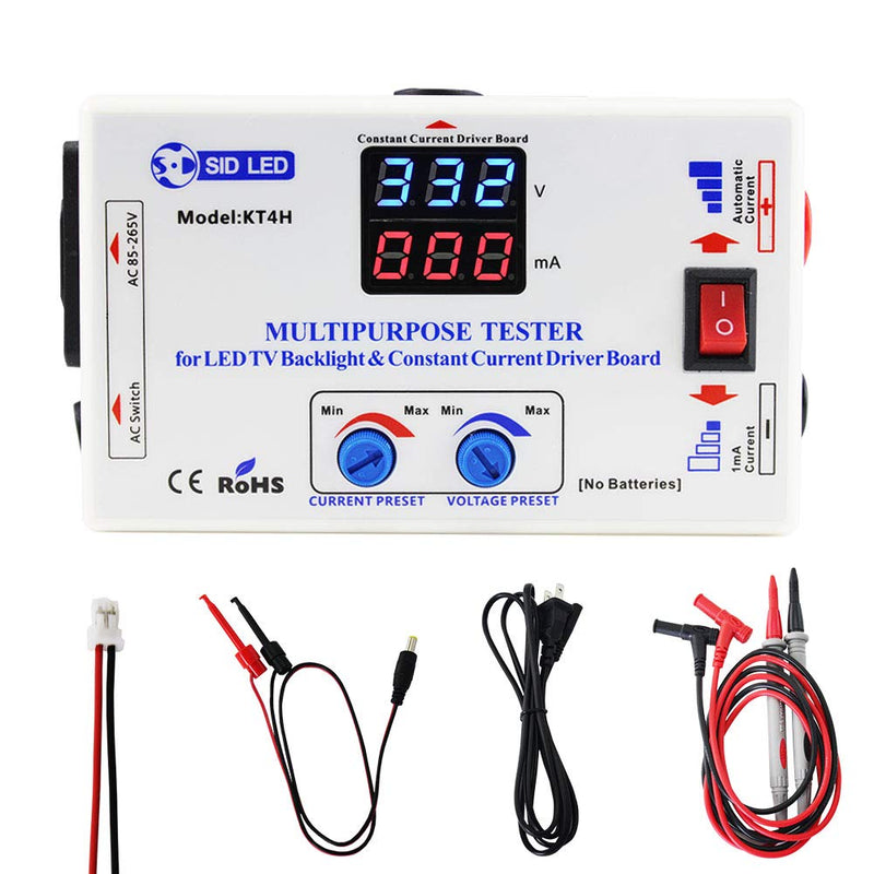 SID LED Multipurpose Tester for LED TV Backlight and Constant Current Driver Board Used in All LED Lights Repair Output 0-330V