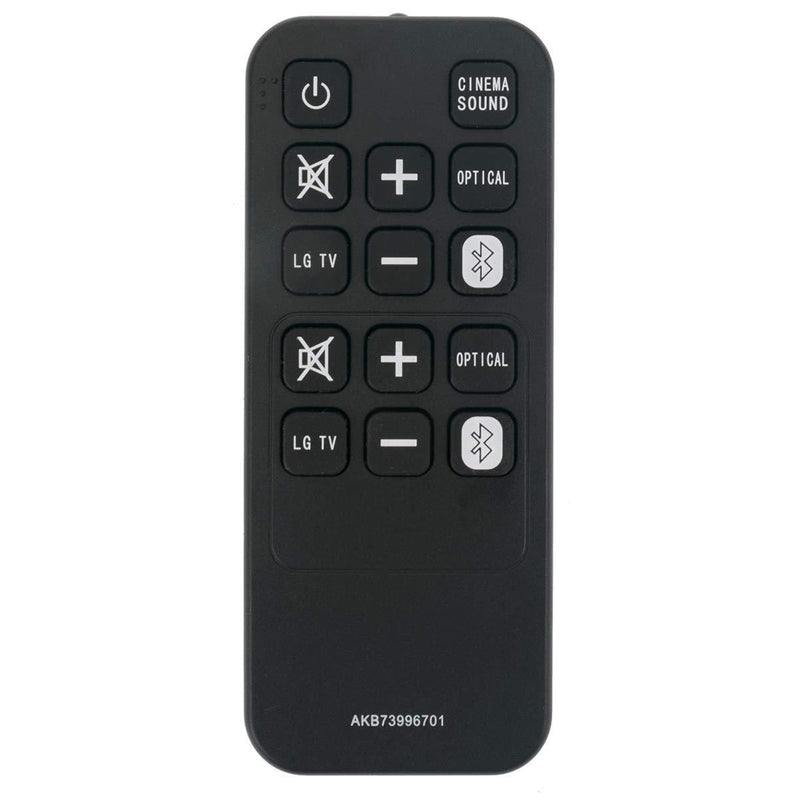 AKB73996701 Replacement Remote Control Applicable for LG SoundPlate LAP345C LAP347C LAP340 LAP341