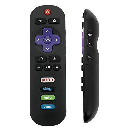 Replacement Remote for All TCL Roku TV with Sling, VUDU and Hulu Shortcuts. 1 Pack TCL Roku TV