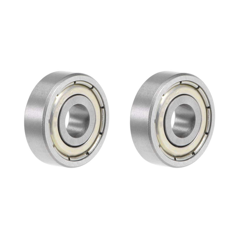 uxcell 625ZZ Deep Groove Ball Bearing 5x16x5mm Double Shielded Chrome Steel Bearings 2-Pack 5mmx16mmx5mm