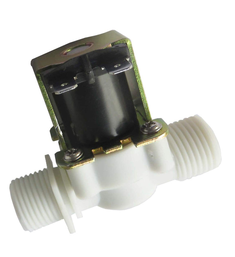 GREDIA 1/2" DC 12V Solenoid Valve N/C Normally Closed Water Inlet Flow Switch G1/2"