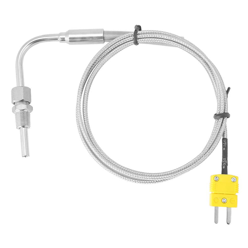 EGT Thermocouple K Type for Exhaust Gas Temperature Probe Sensors with Exposed Tip & 1/8" NPT Thread Connector 1 Meter Length