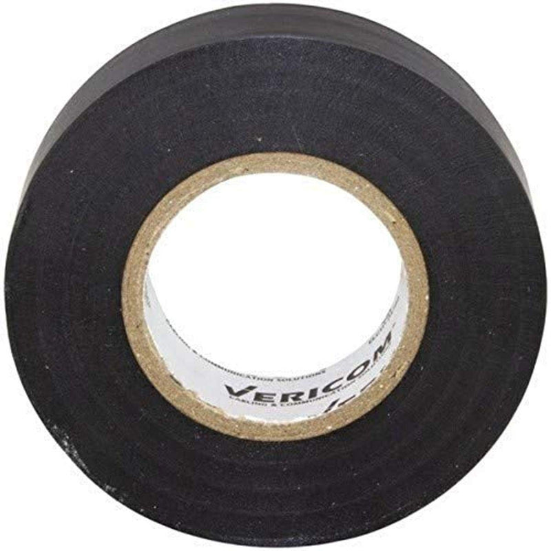 Vericom ELCTP04788 Commercial-Grade Electrical Tape, 60 Feet, Black