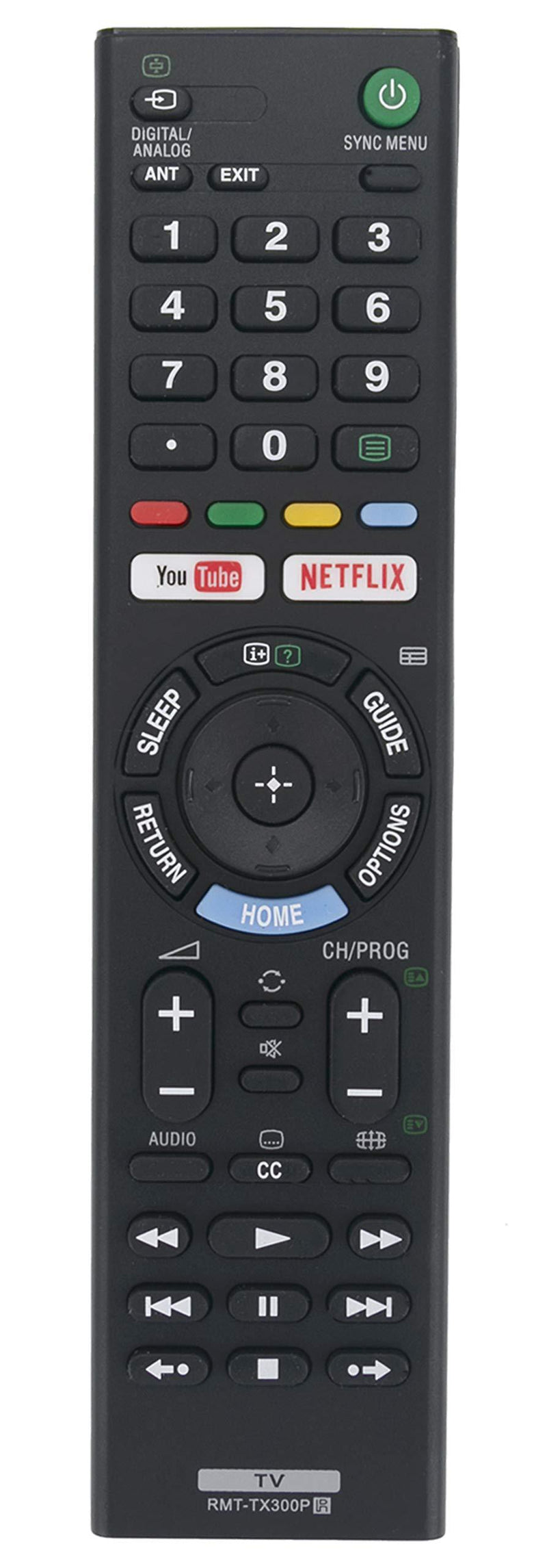 New RMT-TX300P Replaced Remote fit for Sony BRAVIA 4K TV RMT-TX300B RMT-TX300U KD-65X7000E KD-55X7000E KD-49X7000E KD-43X7000E